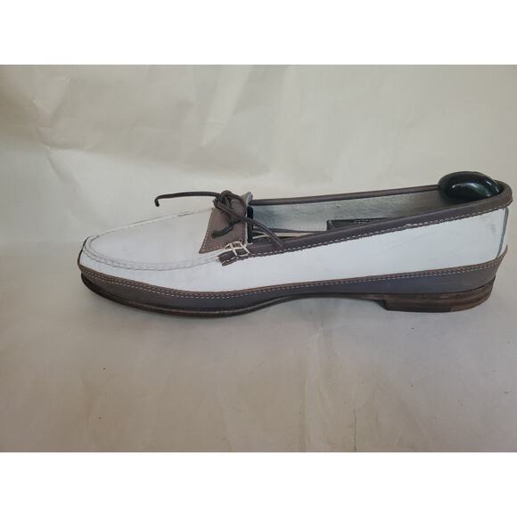 BALLy Milo Leather White/brown Loafers For Men Size 11M USA main image 8